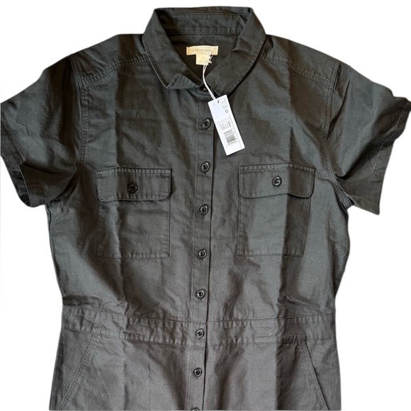 Outerknown SEA suit storm gray utility jumpsuit linen blend size Medium NWT 

M - Picture 7 of 14